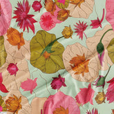 Floral Wholesale Digital Printed Fabric for Dress & Cloth